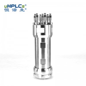 恒譜生液相色譜柱裝填裝置裝柱機(jī)勻漿罐配套一出一單接頭可定制，適用于柱管內(nèi)徑2.1#、3.0#、4.0#、4.6#、10#轉(zhuǎn)接頭