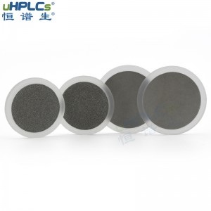 恒譜生超高壓PCTFE液相色譜耗材不銹鋼在線過(guò)濾器篩板，OD6.4*ID1.6*H1.6